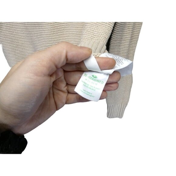 J.Crew Turtleneck Sweater Womens Size XS Cotton Wool Blend Neutral Capsule Tan - Picture 10 of 10